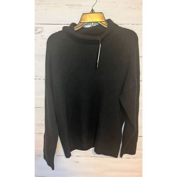 Treasure and Bond Black Knit Turtleneck - Picture 1 of 6